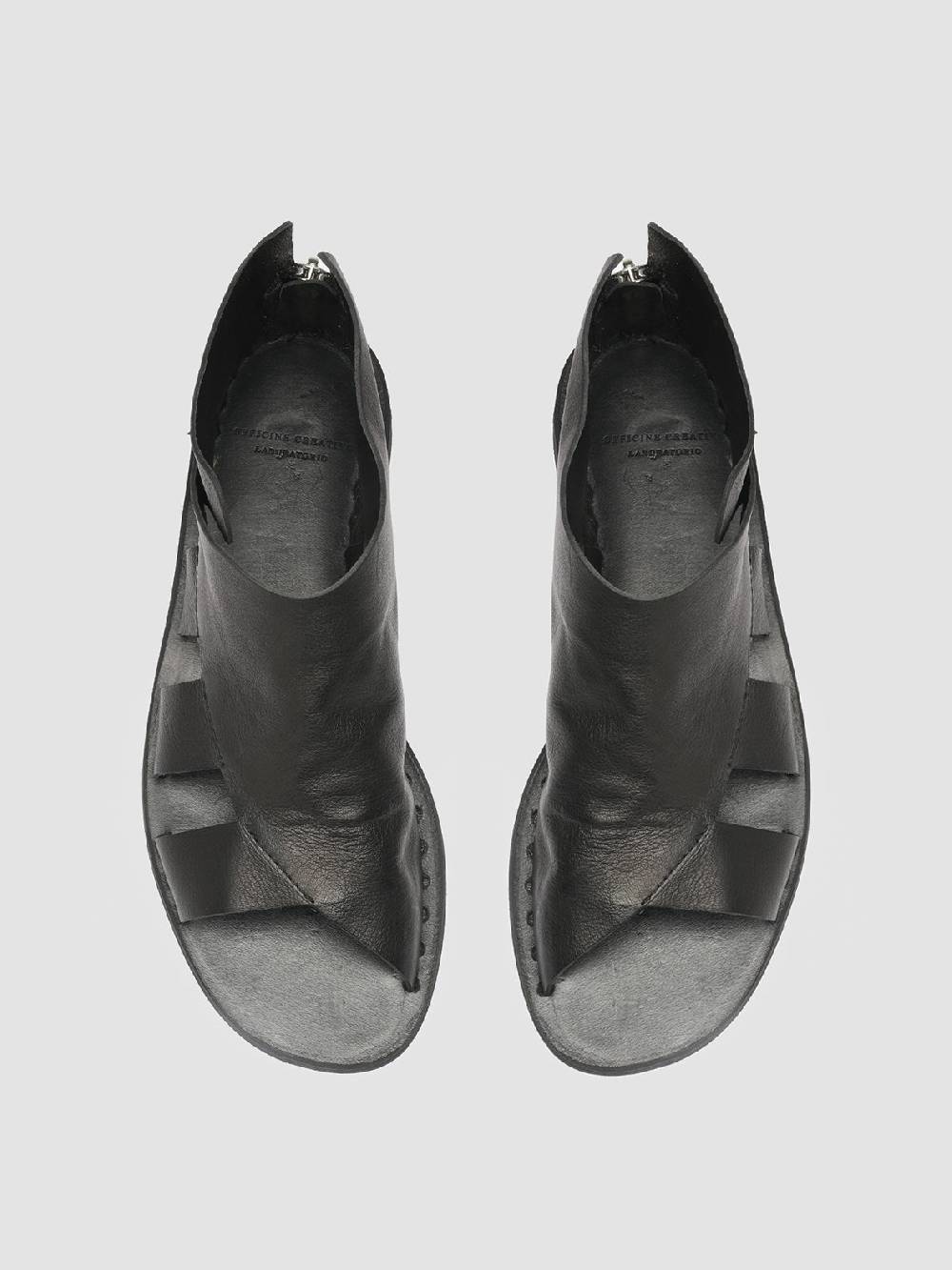 Officine Creative ITACA 032 Sandali in Pelle Nera Novità