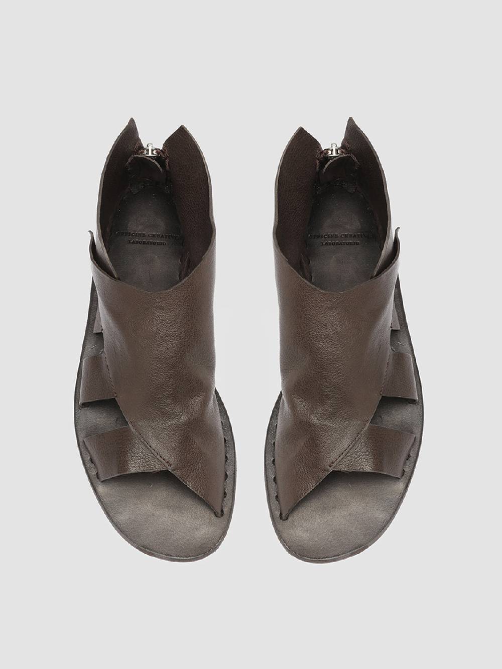 Officine Creative ITACA 032 Sandali in Pelle Marrone Presa