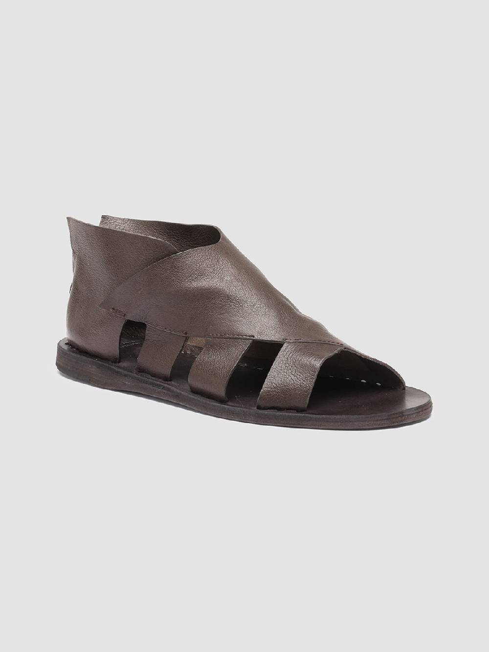 Officine Creative ITACA 032 Sandali in Pelle Marrone Presa