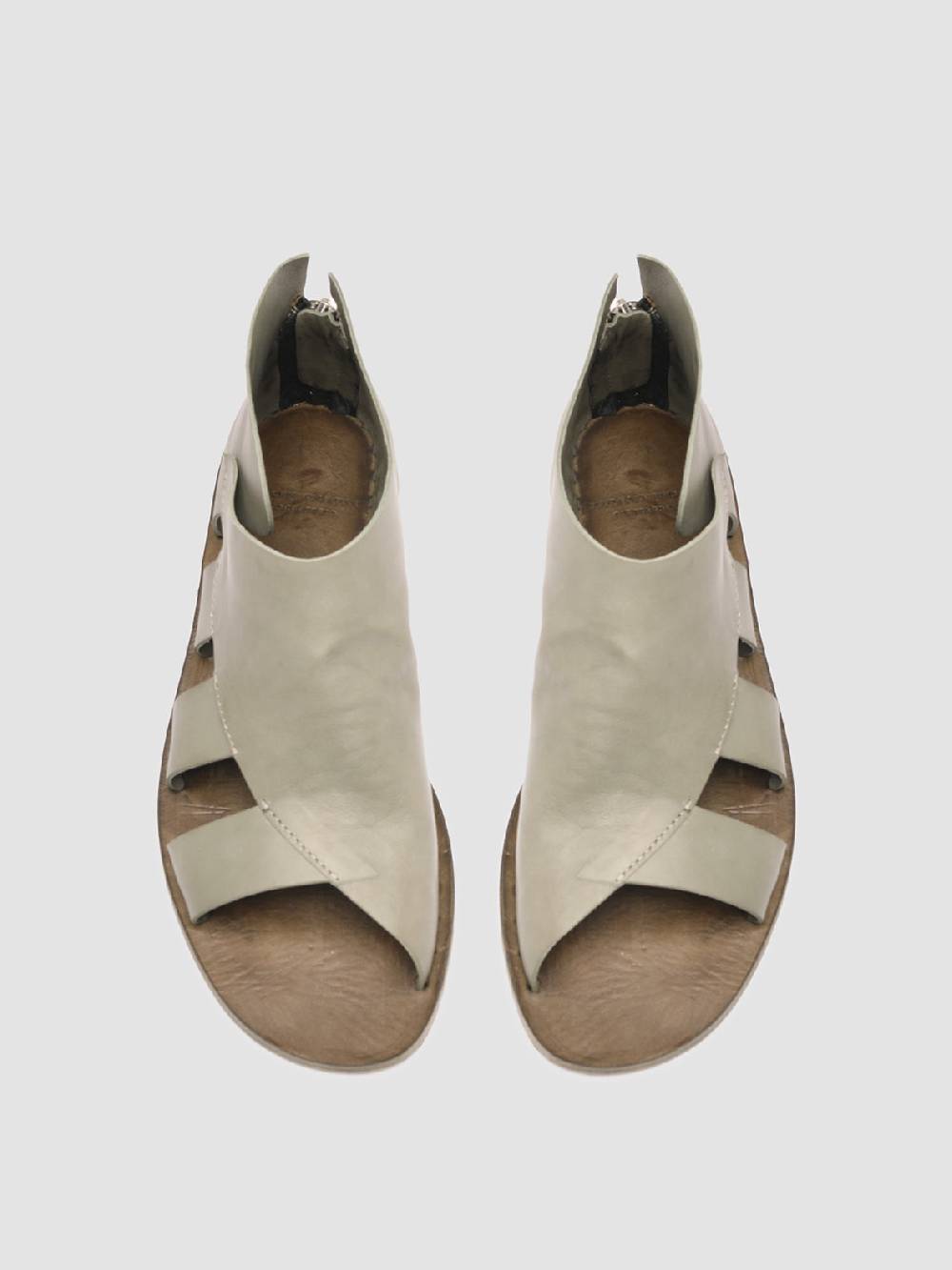 Officine Creative ITACA 032 Sandali in Pelle Grigia Sconto