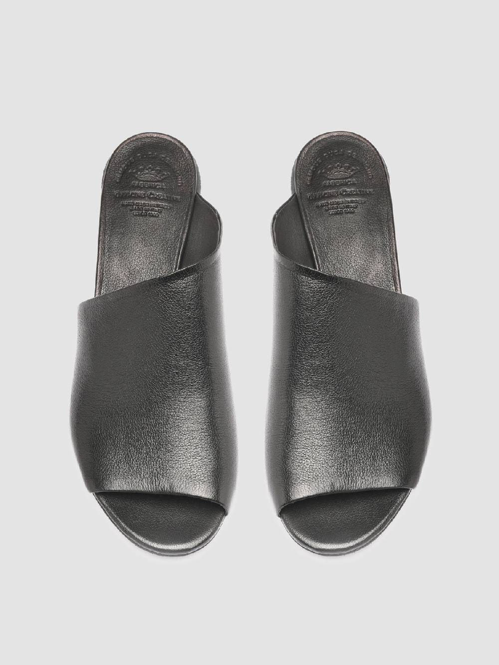 Officine Creative HELYETTE 016 Sabot in Pelle Nera Offerta