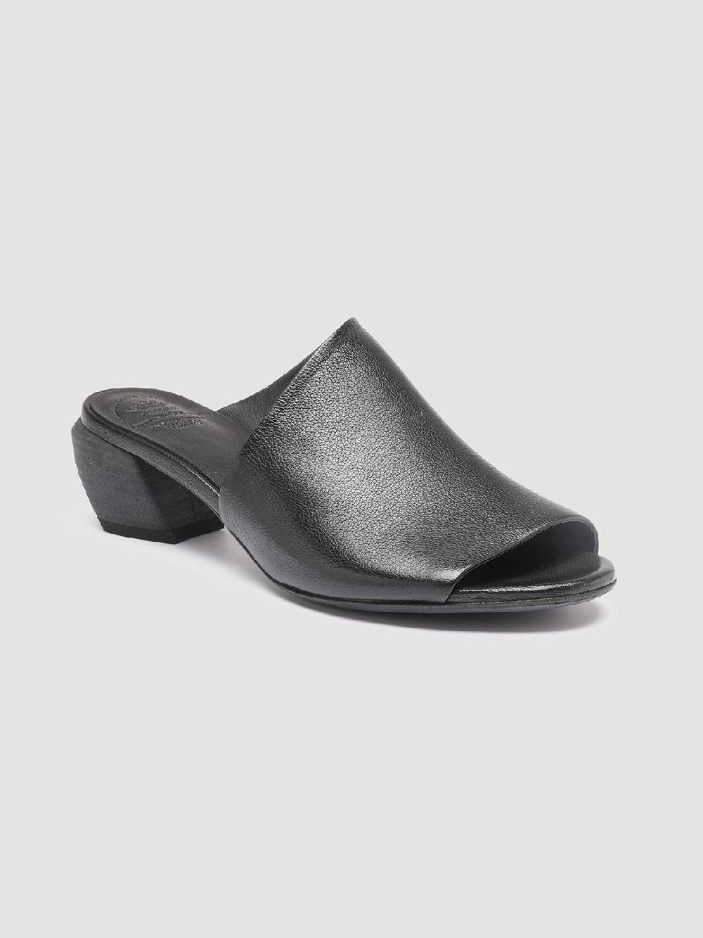 Officine Creative HELYETTE 016 Sabot in Pelle Nera Offerta