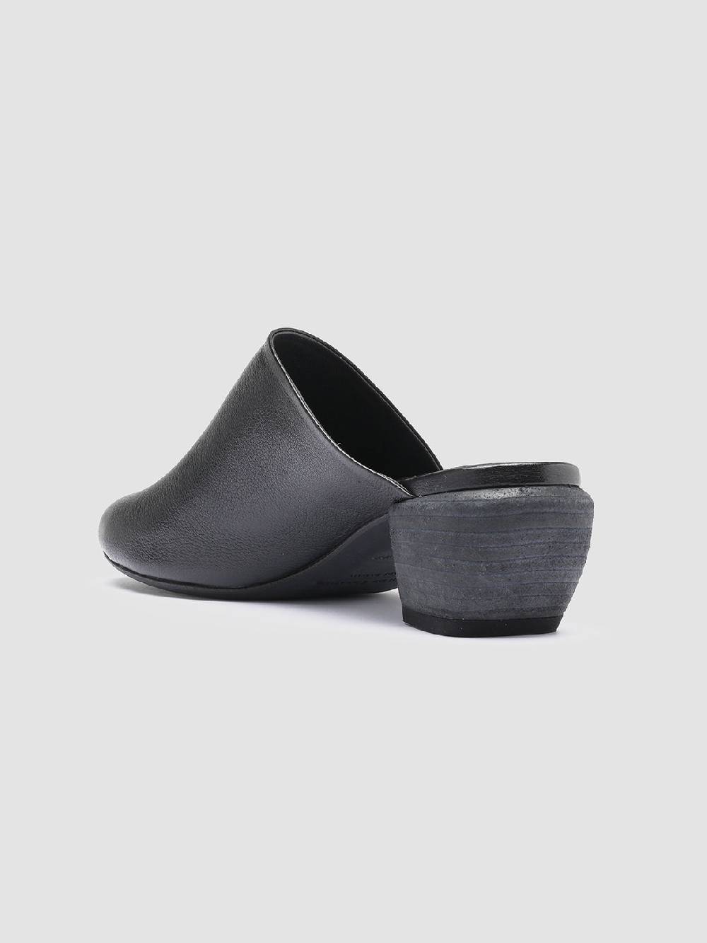 Officine Creative HELYETTE 016 Sabot in Pelle Nera Offerta