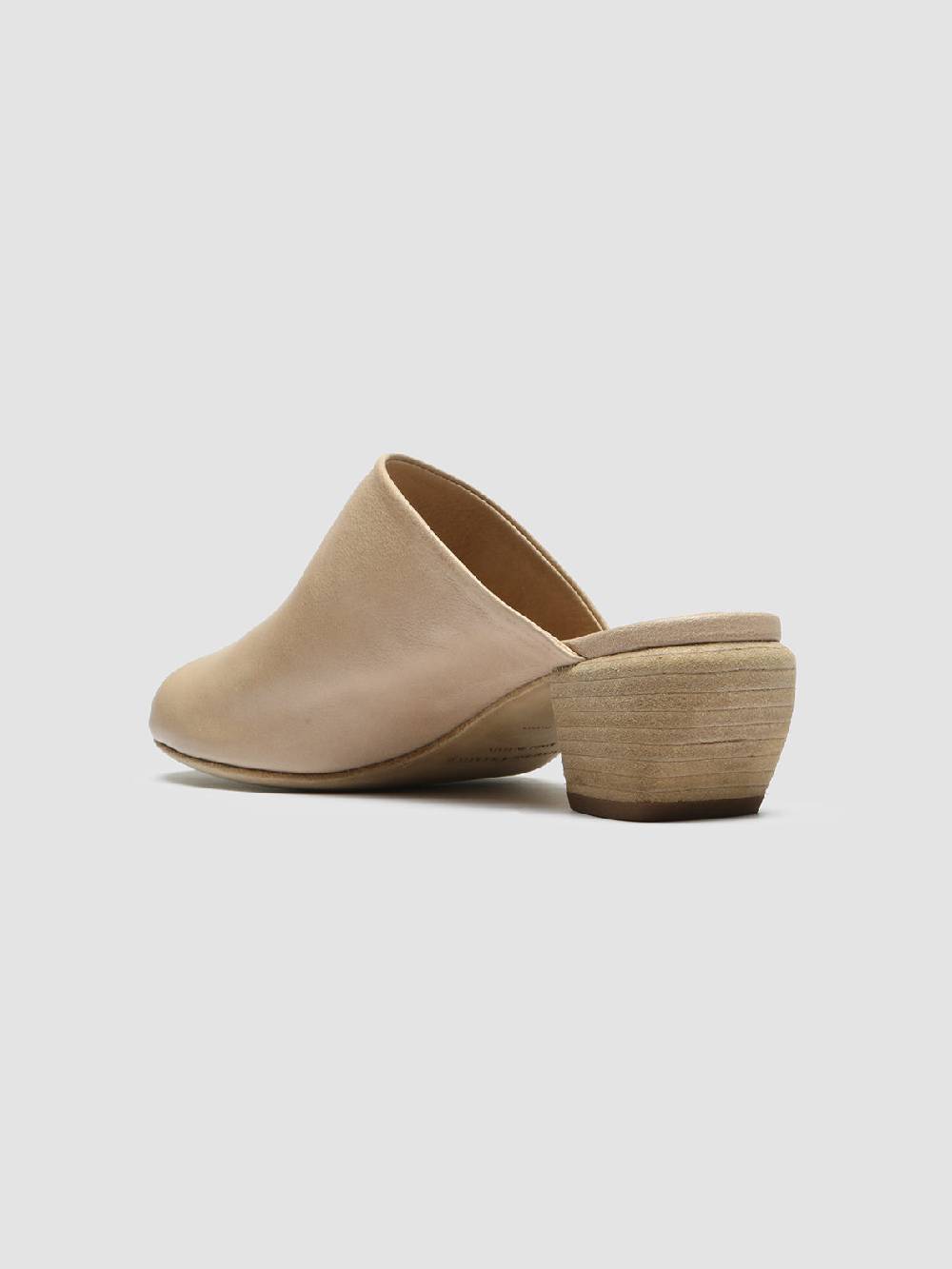 Officine Creative HELYETTE 016 Sabot in Pelle Tortora Economico