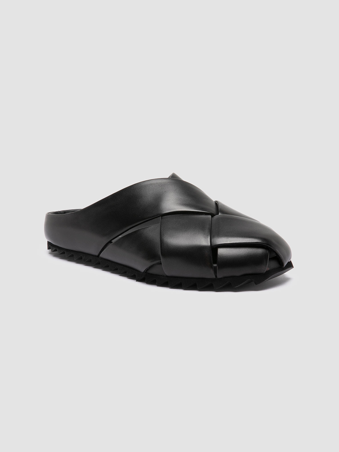Officine Creative PELAGIE 018 Sandali Sabot in Pelle Nera In Vendita
