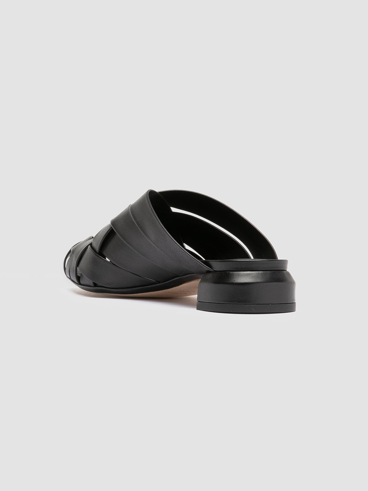 Officine Creative SAGE 105 Sandali Sabot in Pelle Nera Offerte