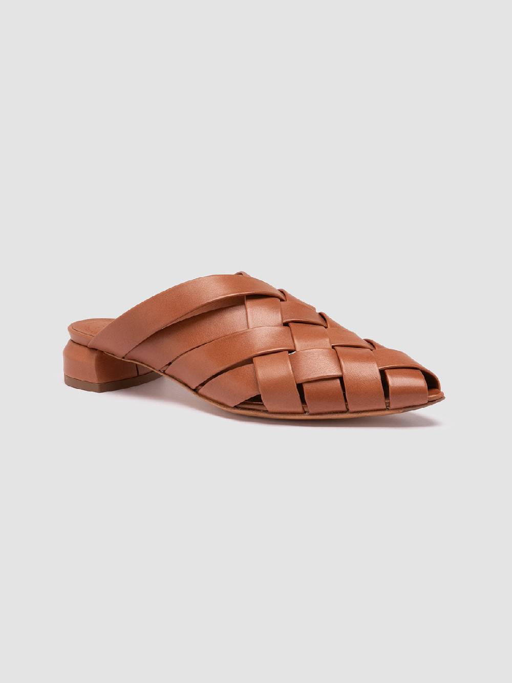 Officine Creative SAGE 105 Sandali Sabot in Pelle Marrone Hotsell