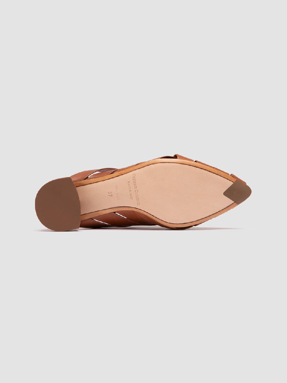 Officine Creative SAGE 105 Sandali Sabot in Pelle Marrone Hotsell