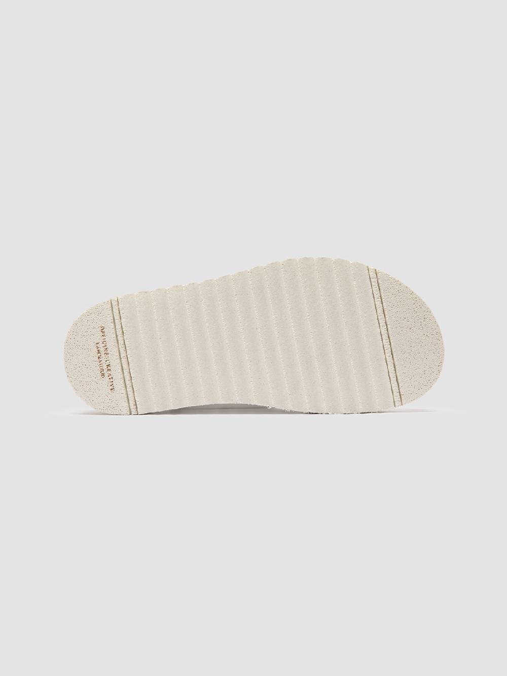 Officine Creative SANDS 103 Sandali Slide in Pelle Bianca Vendita Economica