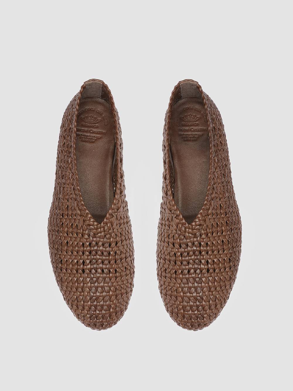 Officine Creative BESSIE 011 Mocassini in Pelle Marrone Vendite Flash