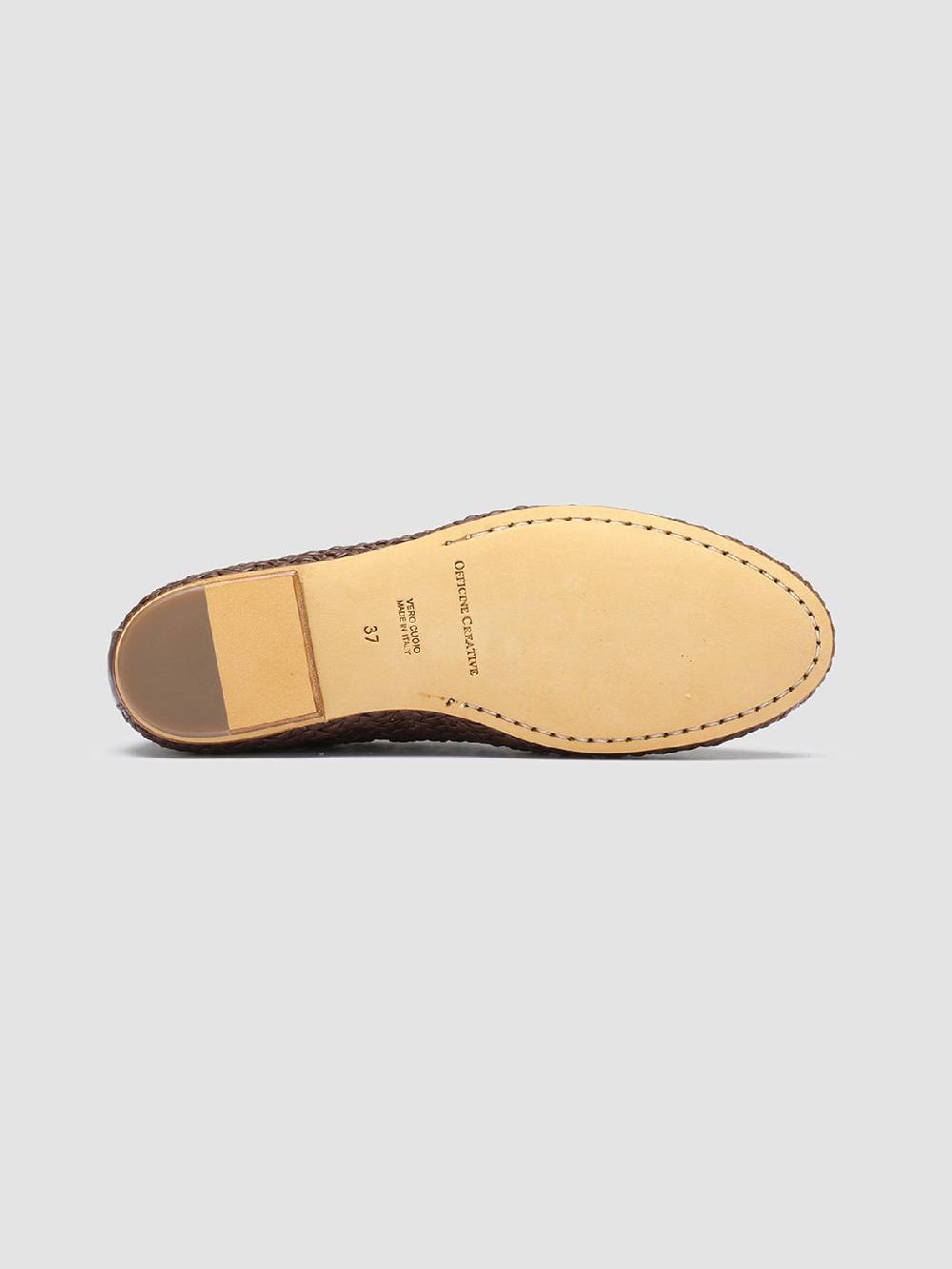 Officine Creative BESSIE 011 Mocassini in Pelle Marrone Vendite Flash