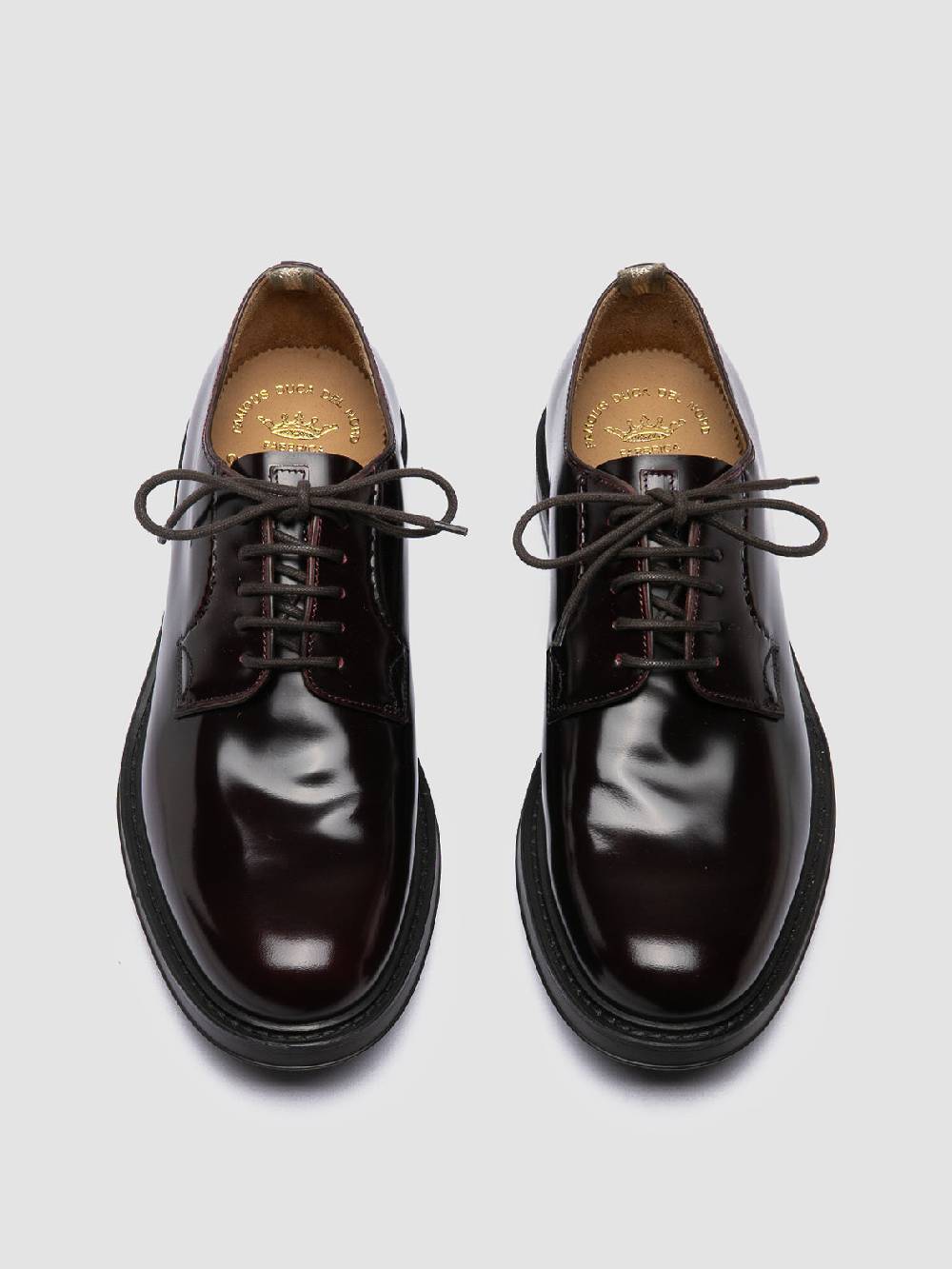 Officine Creative UNIFORM 003 Derby in Pelle Bordeaux Negozio