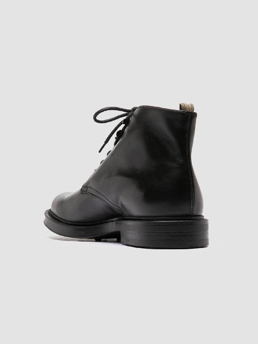 Officine Creative UNIFORM 018 Stivali Neri in Pelle Moda