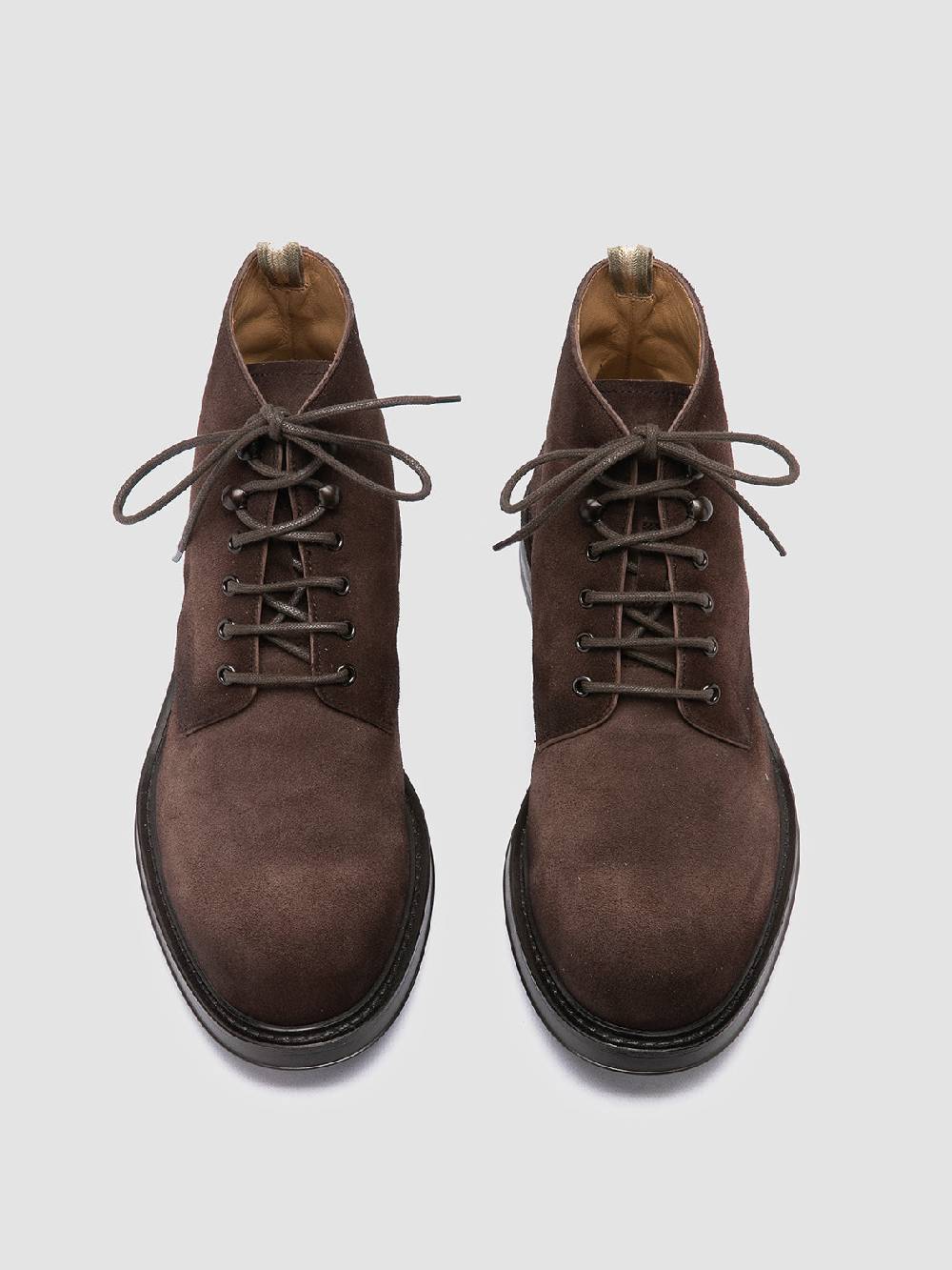 Officine Creative UNIFORM 018 Stivali Neri in Pelle Scamosciata 2025