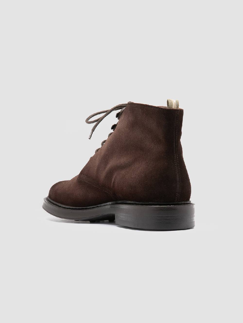 Officine Creative UNIFORM 018 Stivali Neri in Pelle Scamosciata 2025