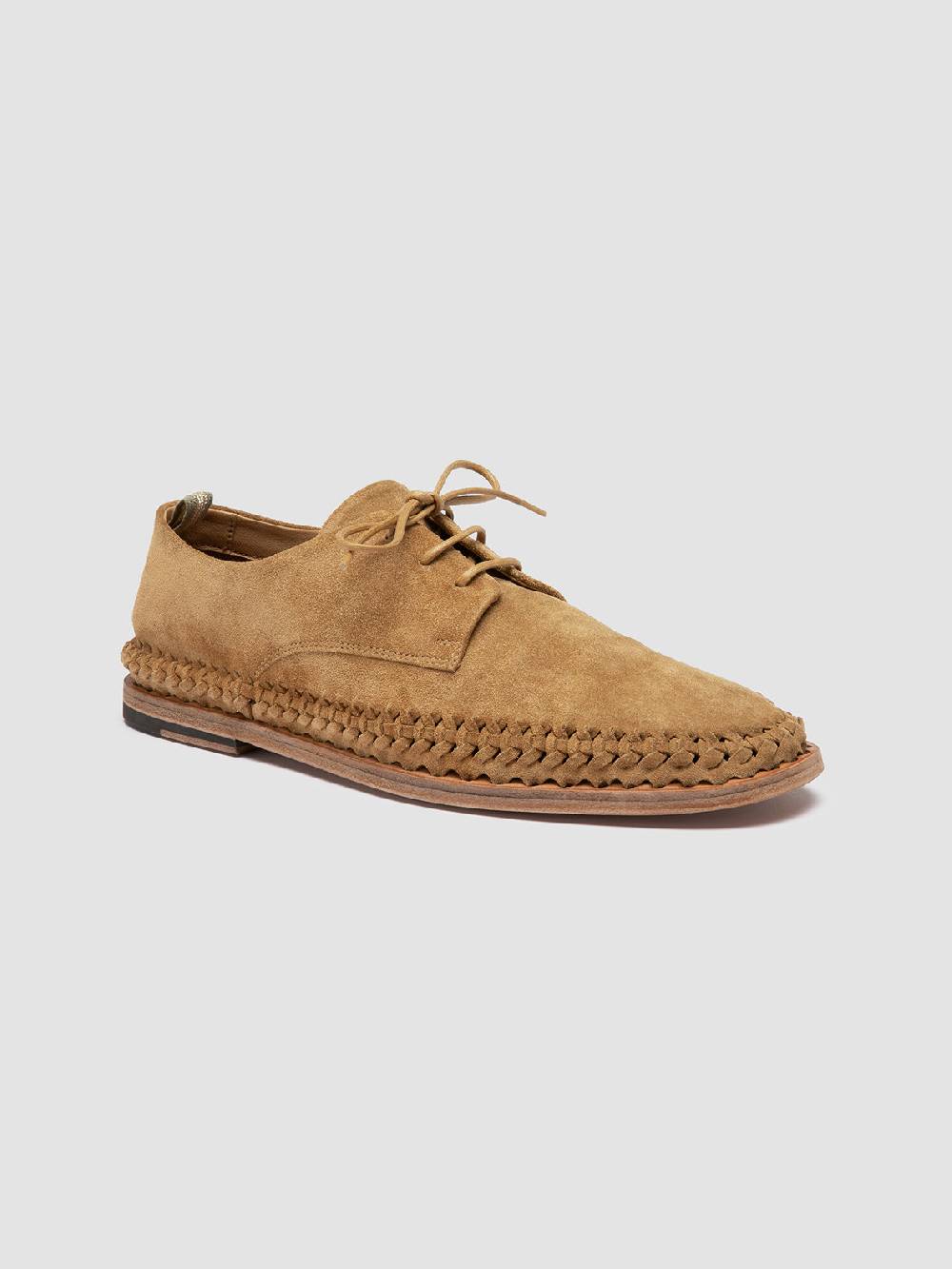 Officine Creative MILES 001 Brown suede derby shoes Italia