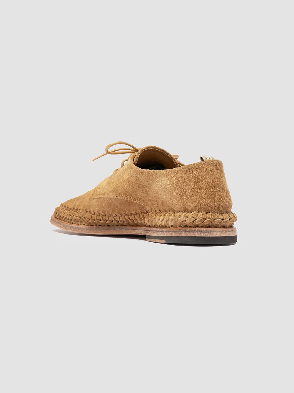 Officine Creative MILES 001 Brown suede derby shoes Italia