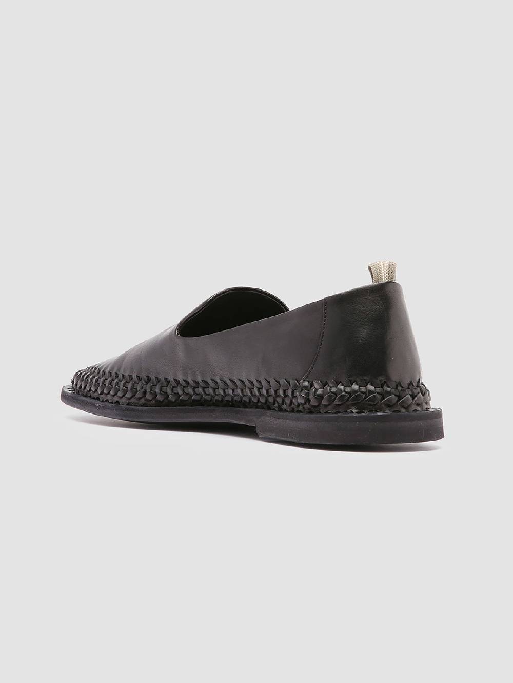 Officine Creative MILES 002 Mocassini in Nappa Nera In Linea
