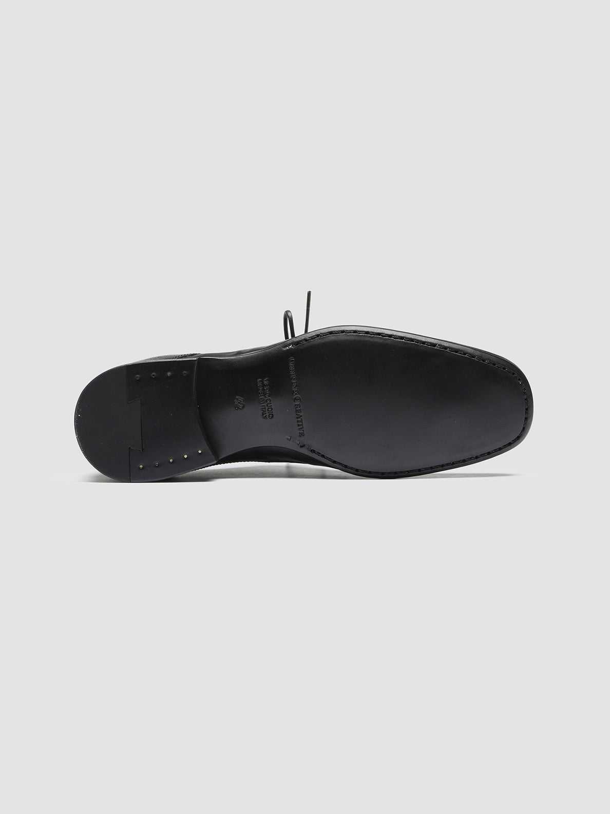 Officine Creative HARVEY 002 Black Leather Derby Shoes Nuovo