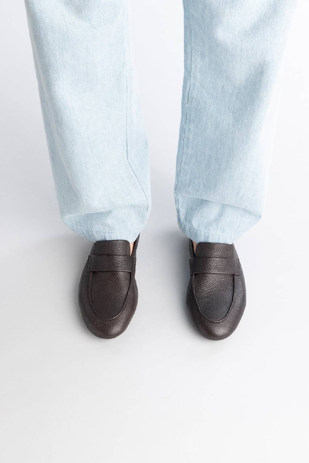 Officine Creative C-SIDE 001 Mocassini in Pelle Scamosciata Grigia Qualità