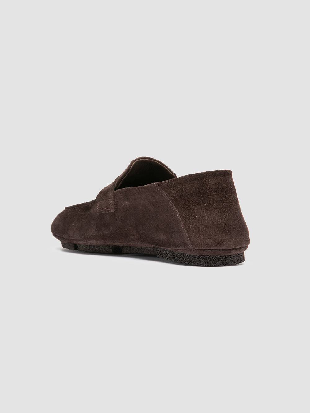 Officine Creative C-SIDE 001 Mocassini in Pelle Scamosciata Marrone Spedizione Gratuita