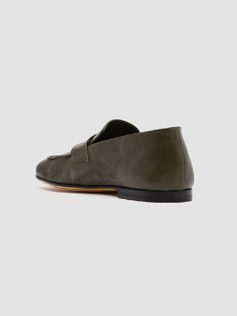 Officine Creative AIRTO 001 Mocassini Penny Loafer in Pelle Verde Soddisfazione Garantita