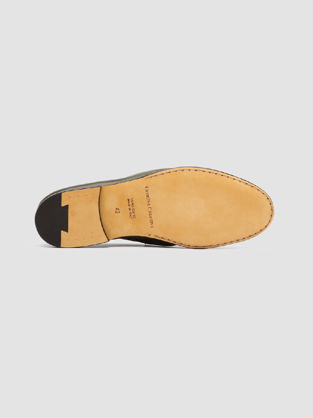Officine Creative AIRTO 001 Mocassini Penny Loafer in Pelle Verde Soddisfazione Garantita