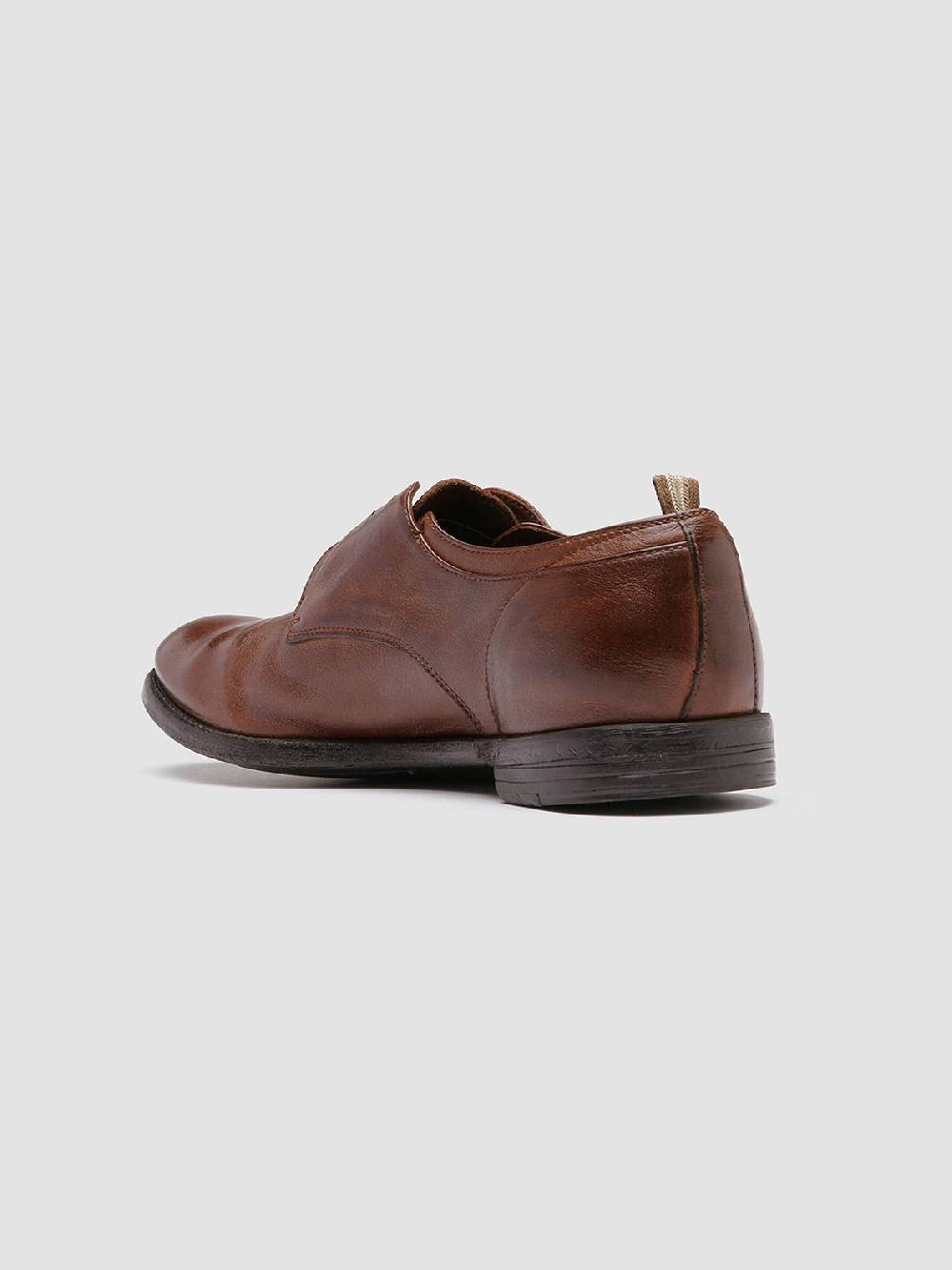Officine Creative ARC 500 Derby in Pelle Marrone Negozi Online