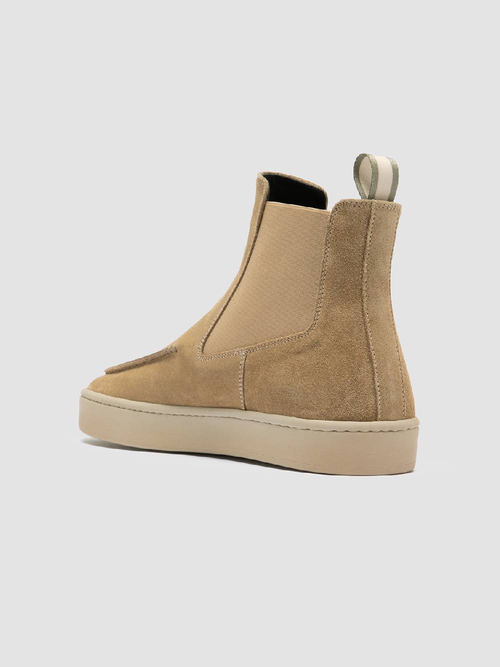 Officine Creative BUG 003 Stivaletti Chelsea in Pelle Scamosciata Marrone Fino Al -60%