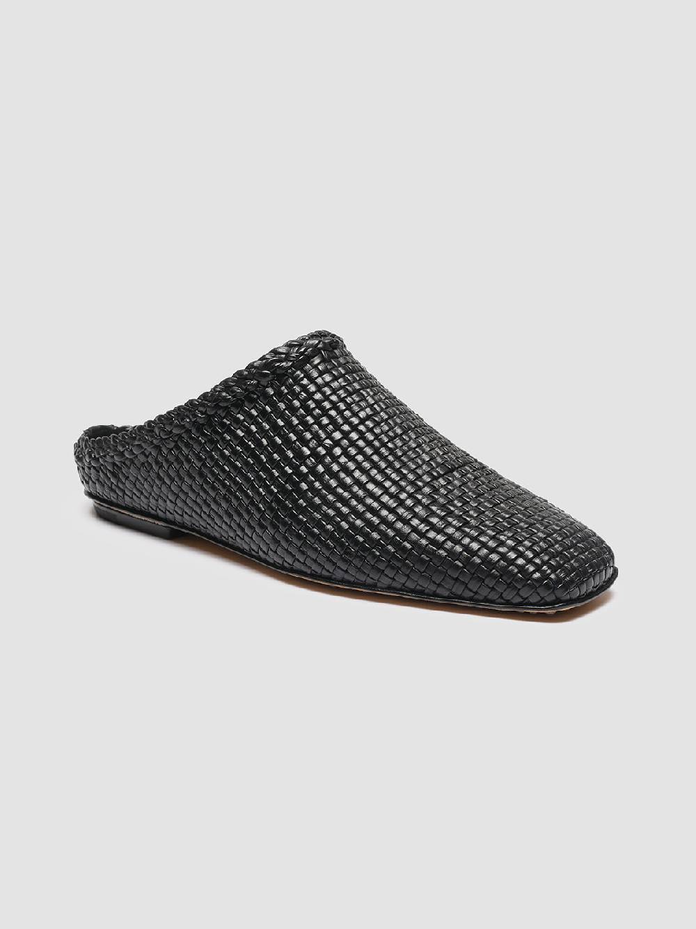 Officine Creative FLOW 001 Sabot in Pelle Nera Novità