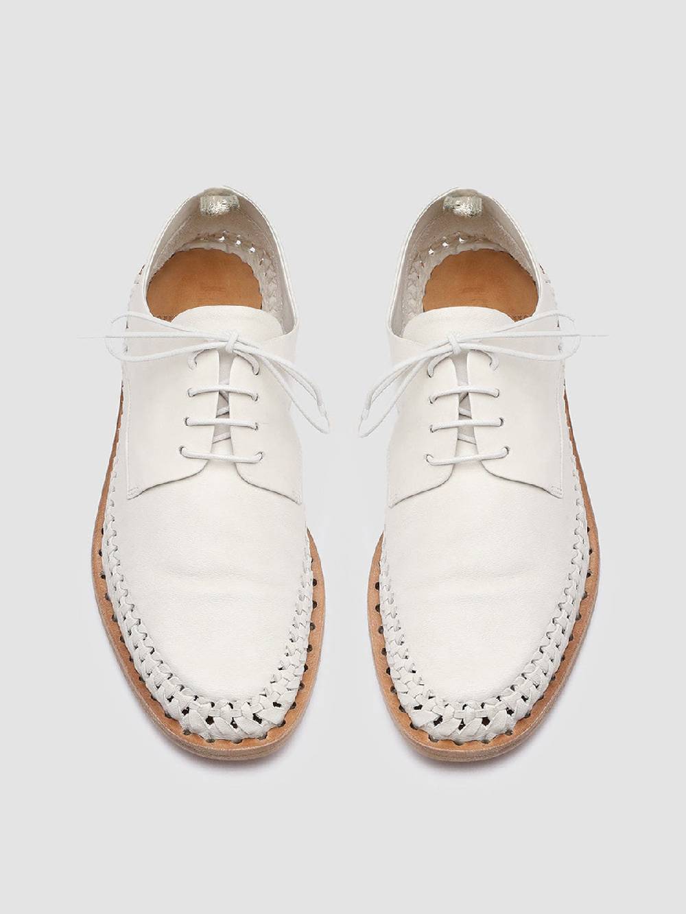Officine Creative MABELLE 001 Derby in Nappa Bianca Online