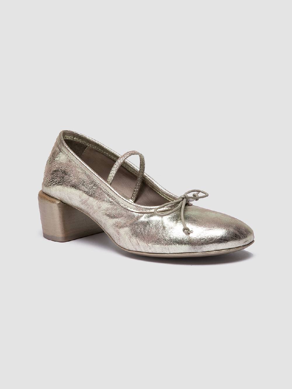 Officine Creative FLORE 001 Ballerine in Pelle Metallizzata In Vendita