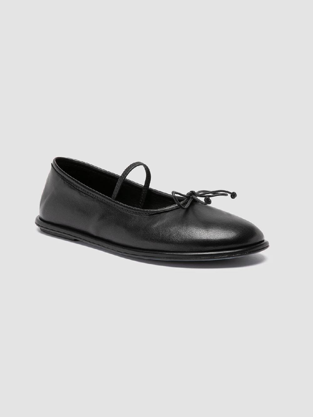 Officine Creative FONTAYNE 001 Ballerine in Pelle Nera Saldi