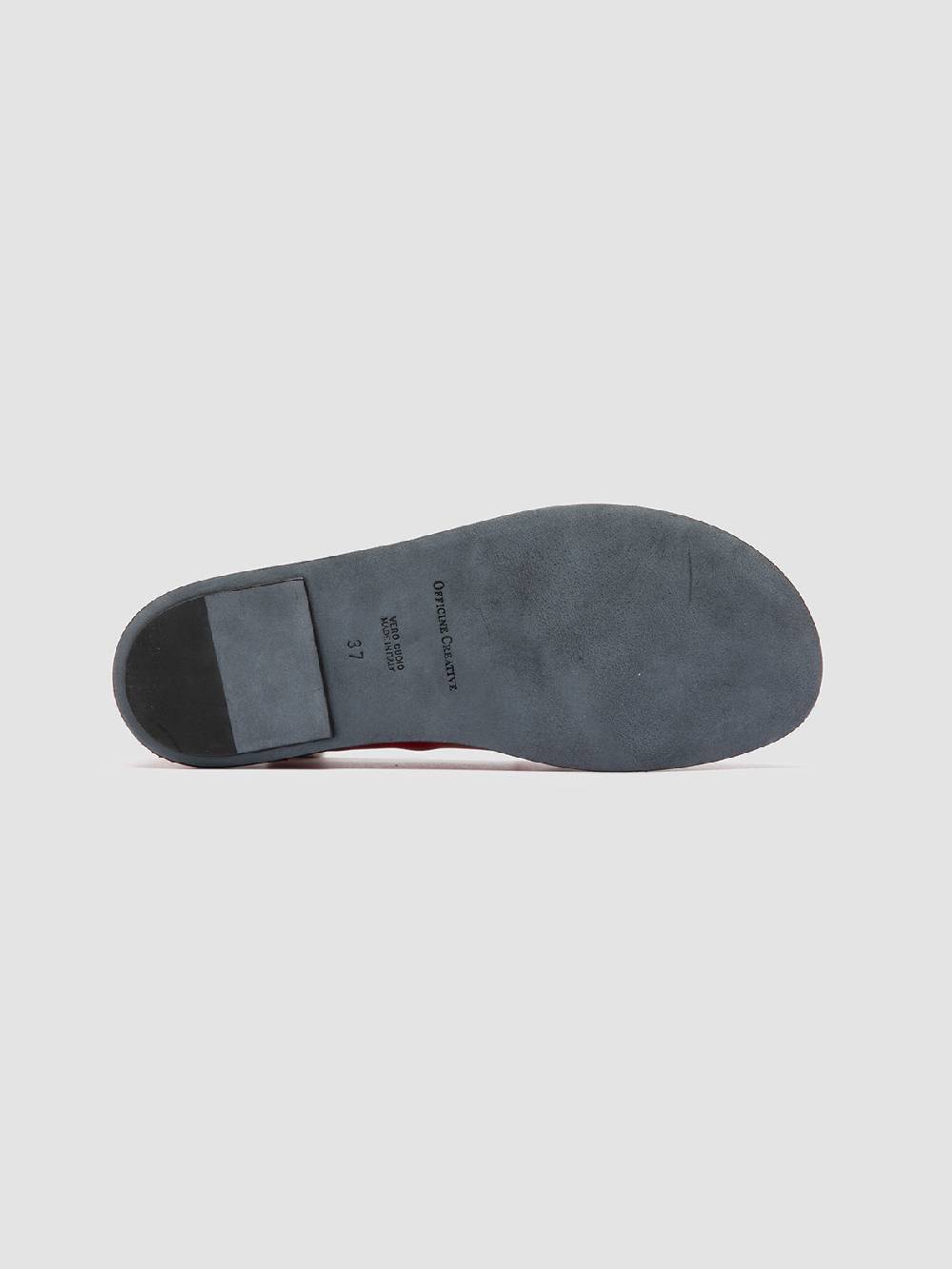 Officine Creative FONTAYNE 001 Ballerine in Pelle Rossa Offerte