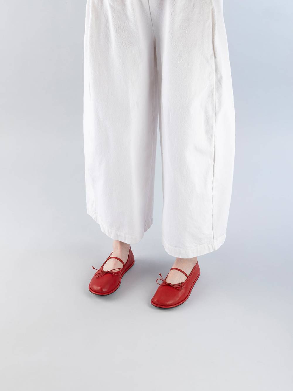 Officine Creative FONTAYNE 001 Ballerine in Pelle Rossa Offerte