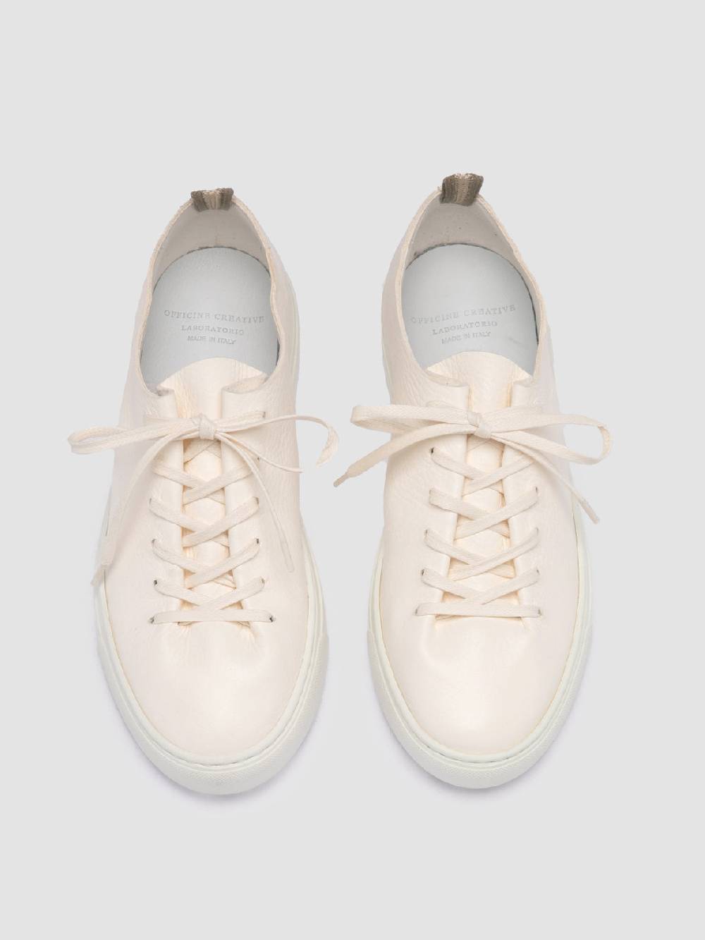 Officine Creative LEGGERA 100 White Leather Low Top Sneakers 2025