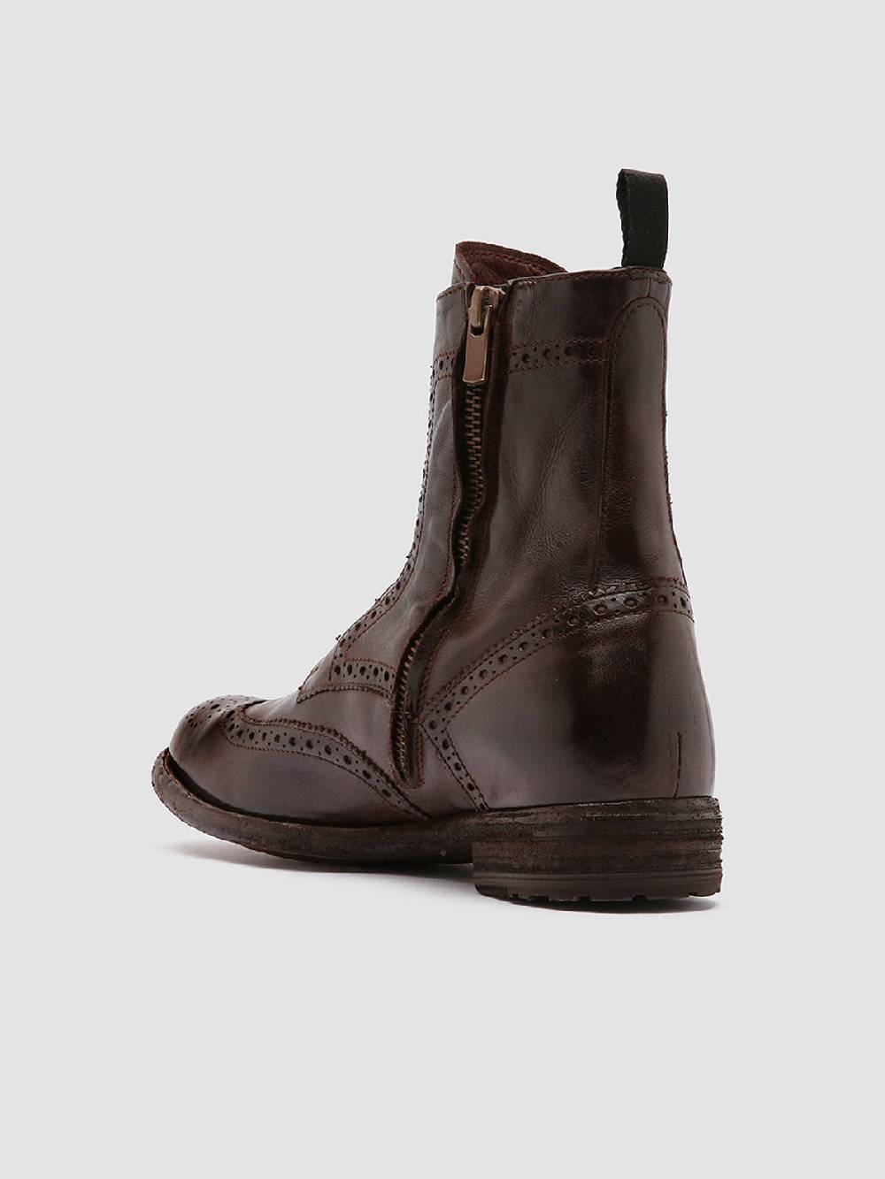 Officine Creative LEXIKON 131 Stivaletti in Pelle Marrone Soddisfazione Garantita