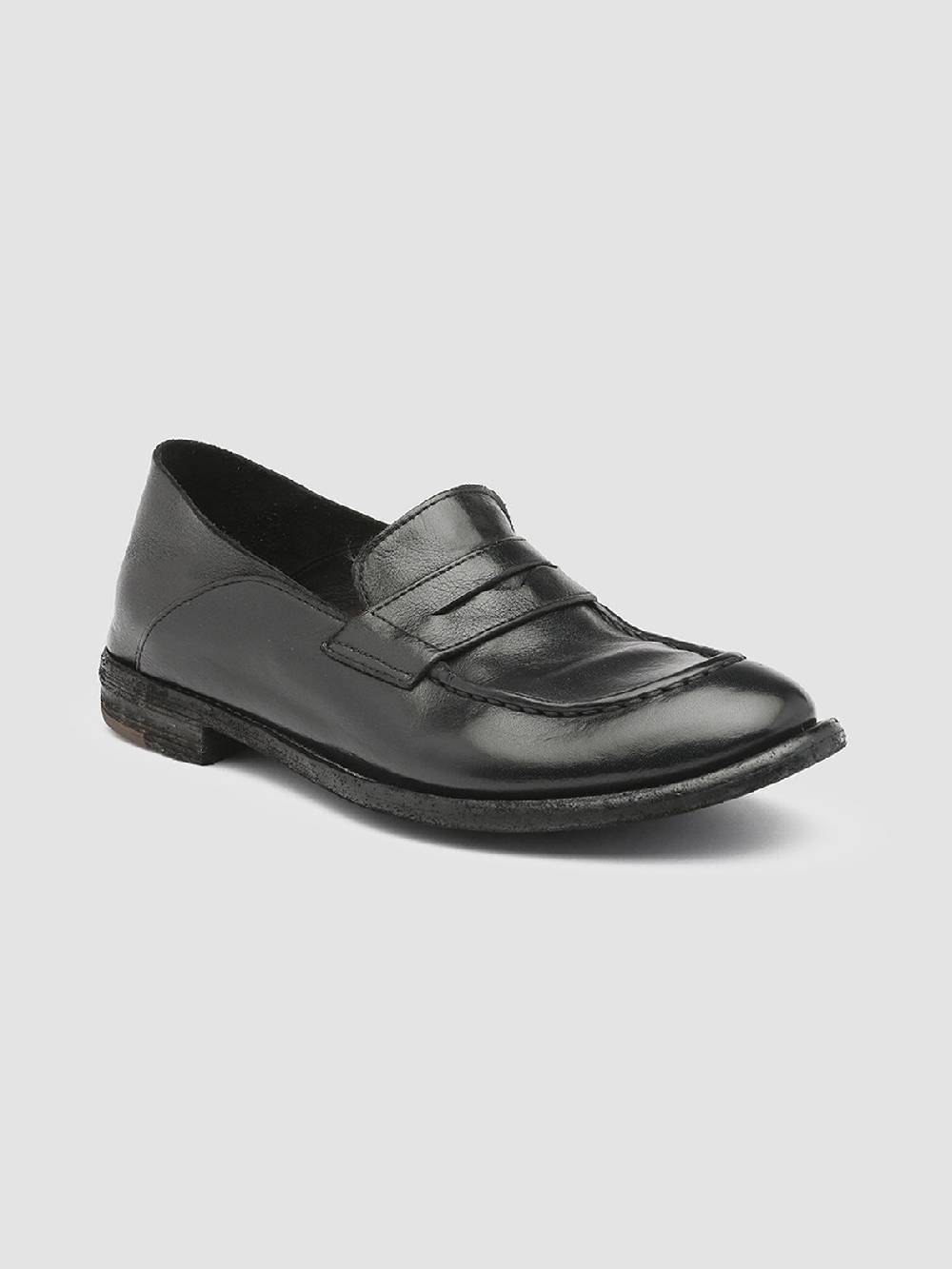 Officine Creative LEXIKON 516 Mocassini in Pelle Nera Consegna Veloce