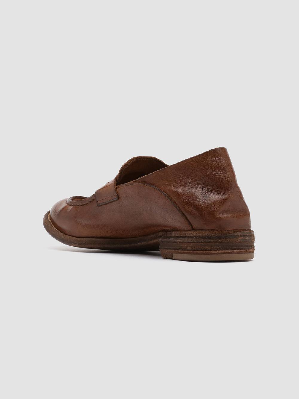 Officine Creative LEXIKON 516 Mocassini in Pelle Marrone Promozione Limitata