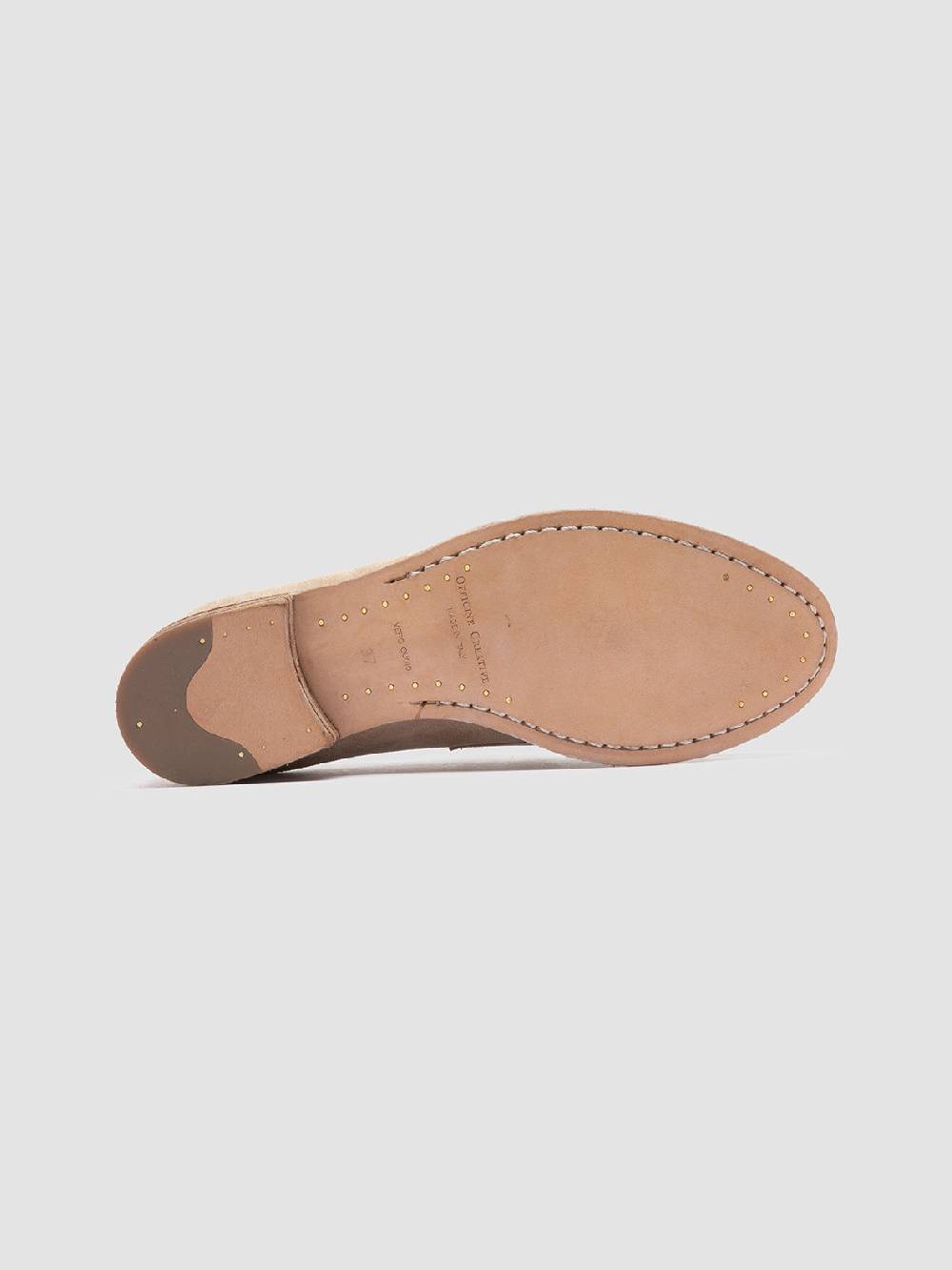 Officine Creative LEXIKON 516 Mocassini in Pelle Scamosciata avorio Shopping Online