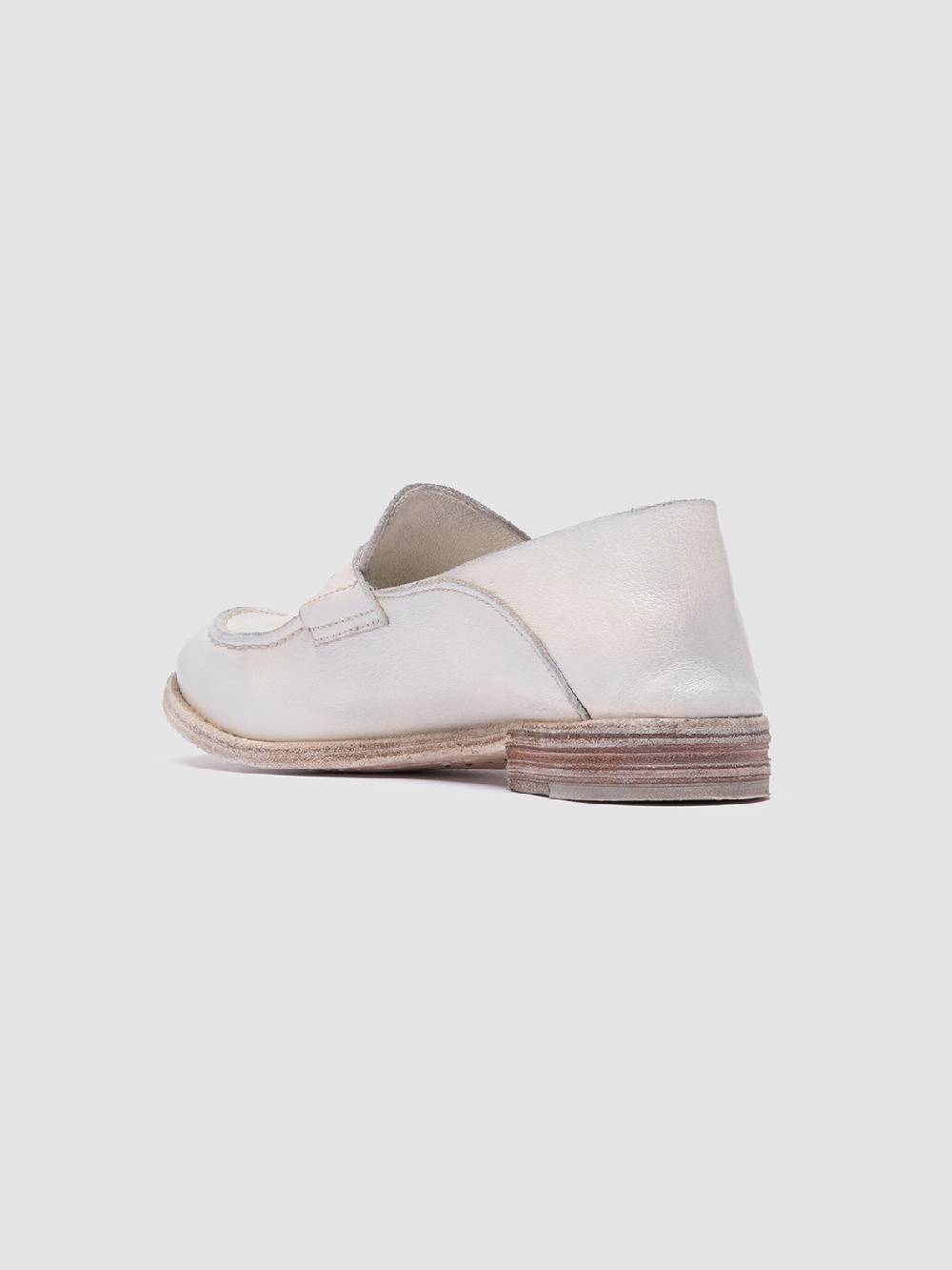 Officine Creative LEXIKON 516 White Leather Loafers Affare Del Giorno