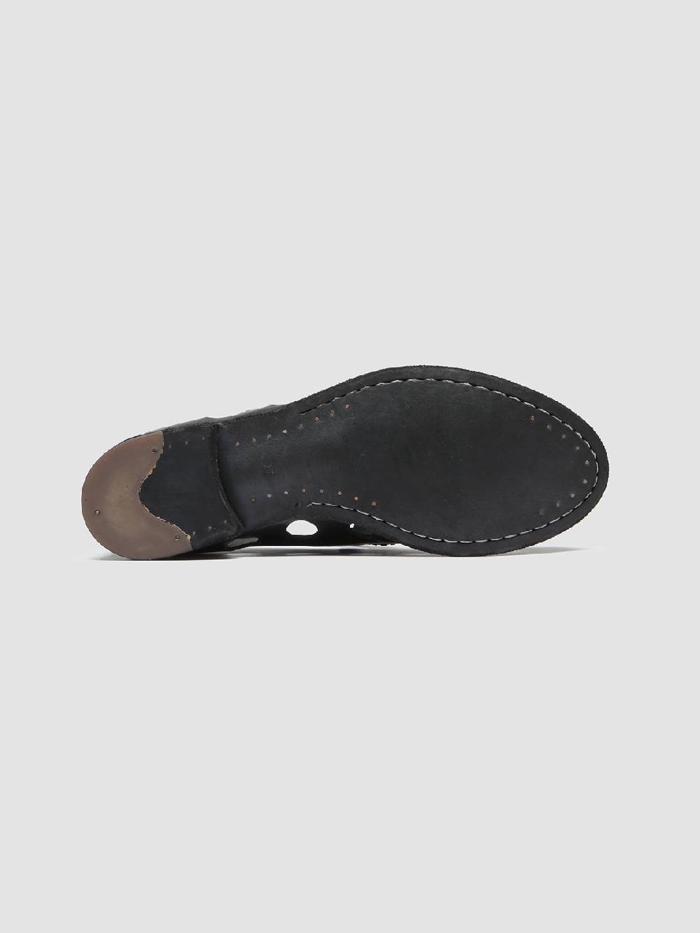 Officine Creative LEXIKON 542 Mocassini in Pelle Nera Presa