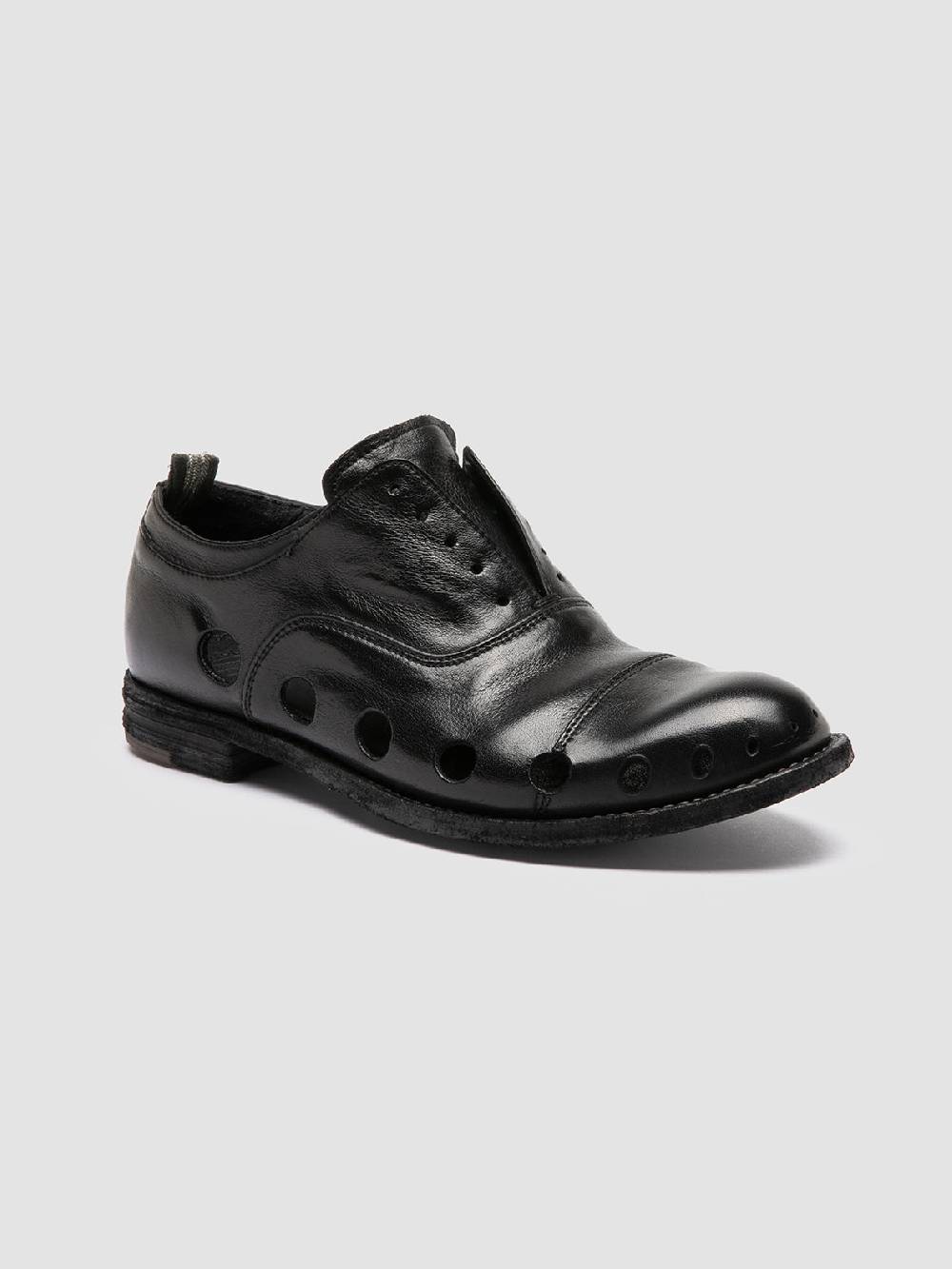 Officine Creative LEXIKON 546 Scarpe Oxford in Pelle Nera Sconto