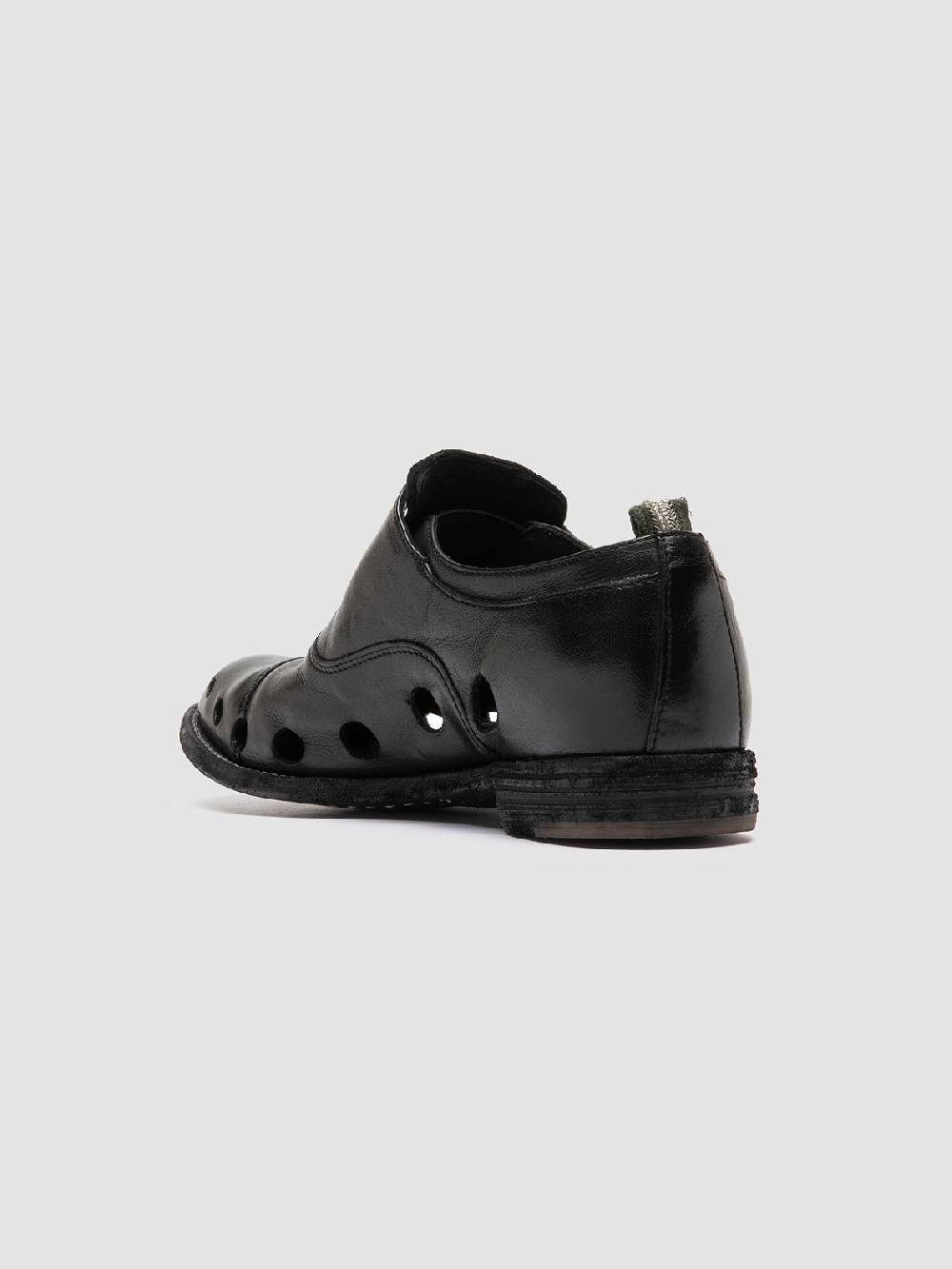 Officine Creative LEXIKON 546 Scarpe Oxford in Pelle Nera Sconto
