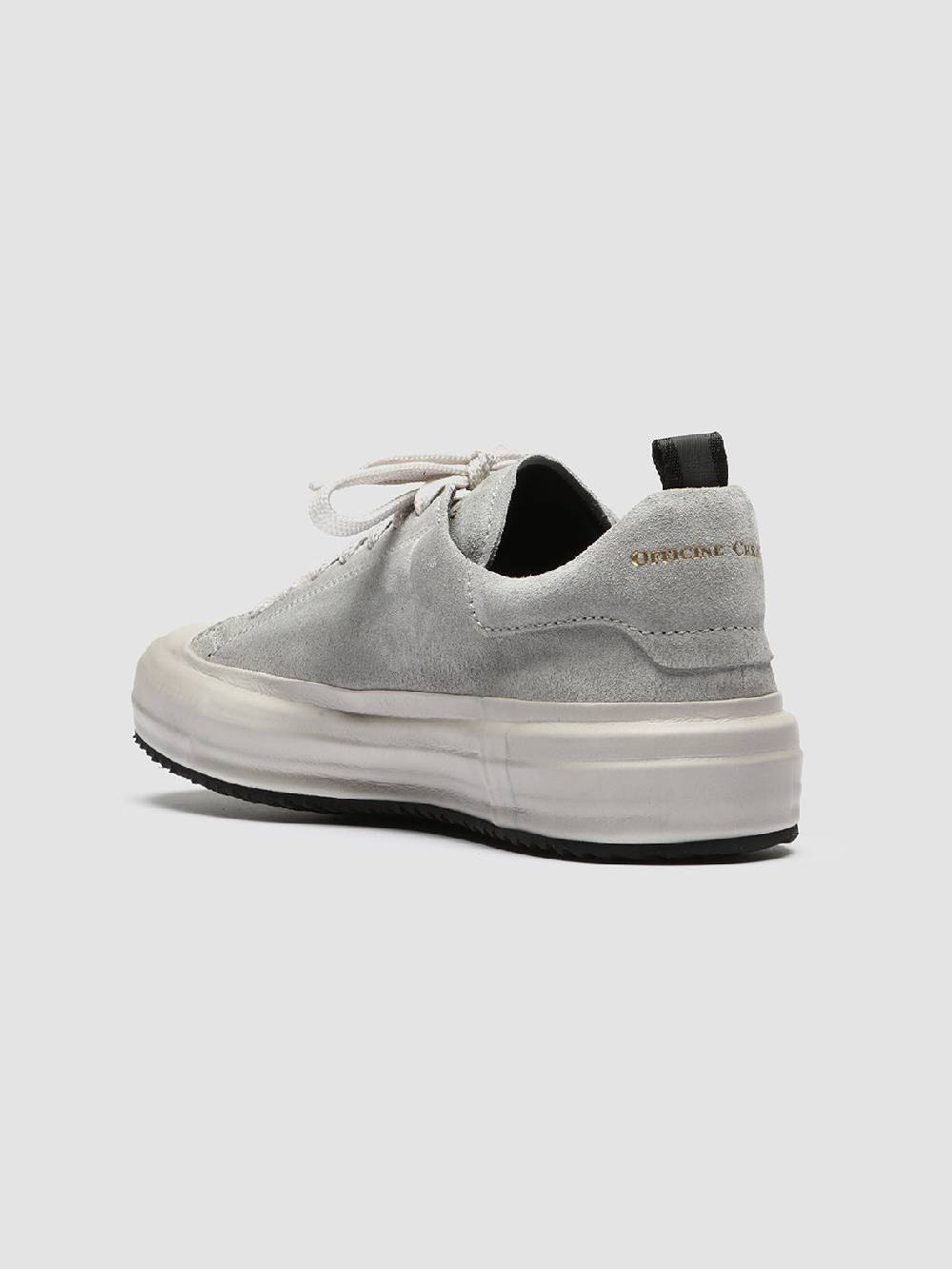 Officine Creative MES 105 Sneakers in Pelle Scamosciata Grigia Offerta