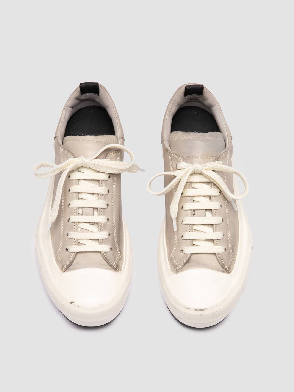 Officine Creative MES DD 101 Sneaker Basse in Pelle Grigia Online
