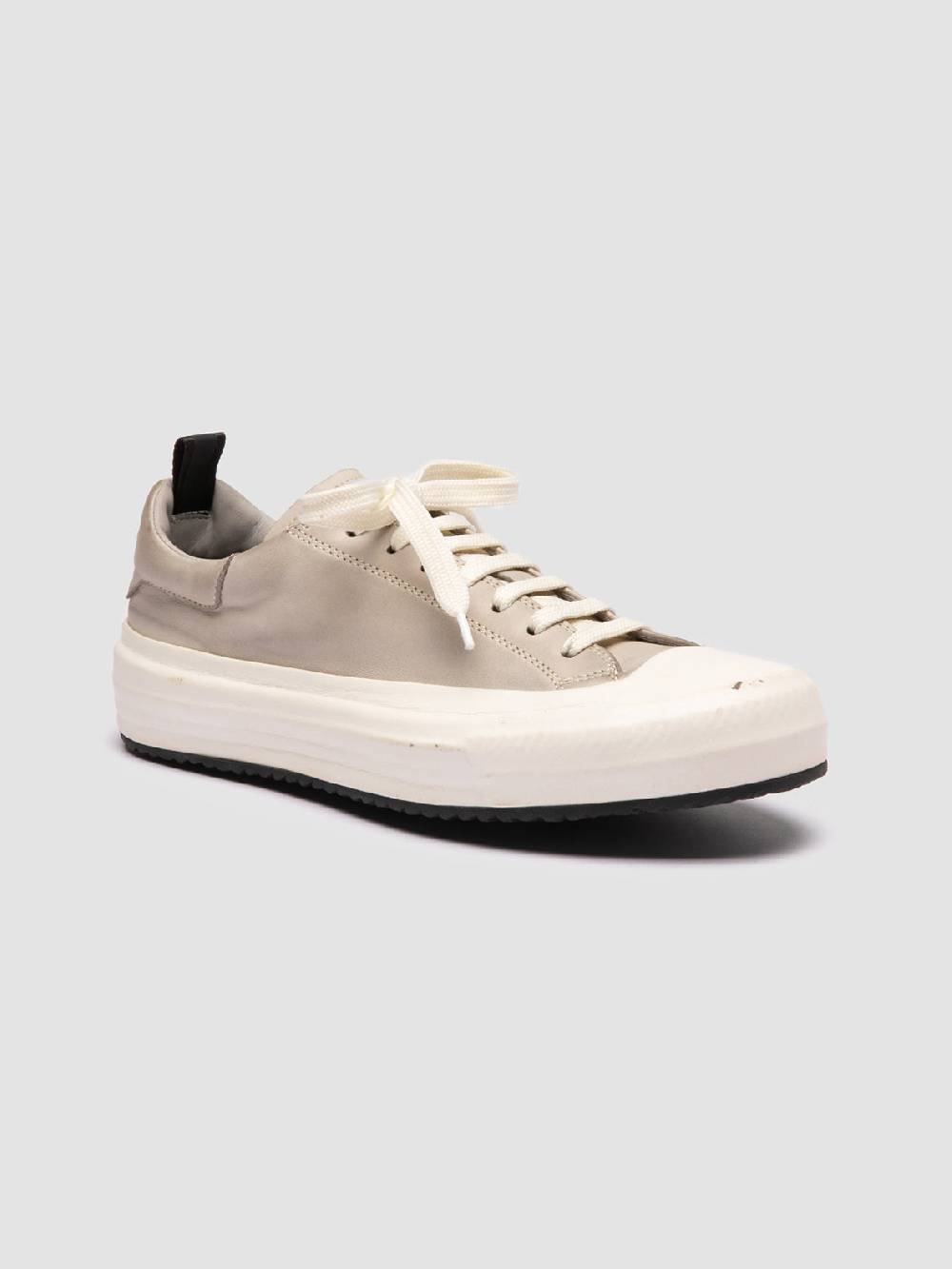 Officine Creative MES DD 101 Sneaker Basse in Pelle Grigia Online