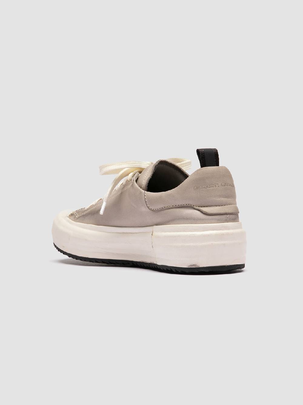 Officine Creative MES DD 101 Sneaker Basse in Pelle Grigia Online