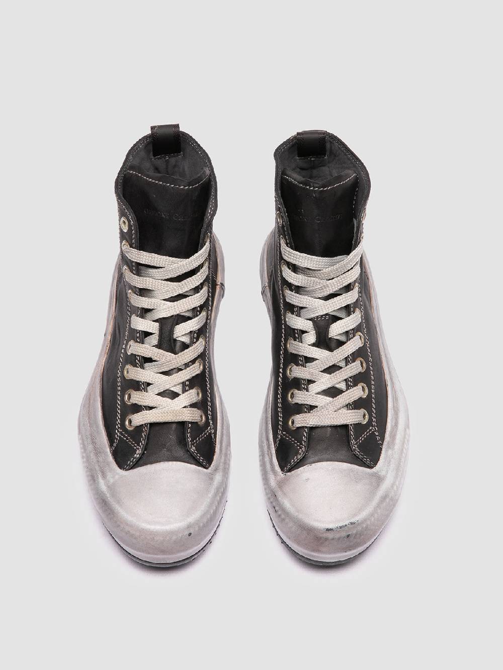 Officine Creative MES DD 102 Sneaker Alte in Pelle Nera Outlet