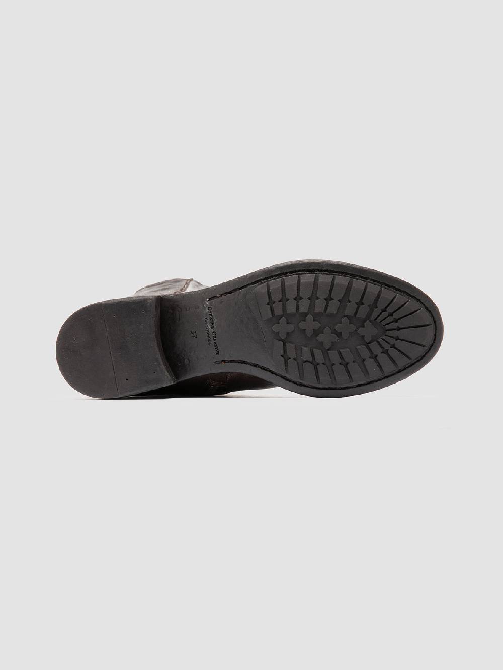 Officine Creative LIS 005 Stivali con Zip in Pelle Marrone In Saldo